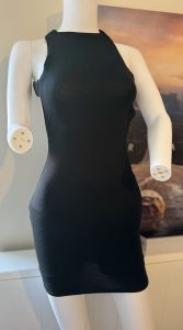 Black Sleeveless Mini Dress