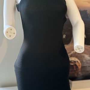 Black Sleeveless Mini Dress