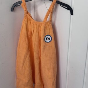 Orange Kids Romper